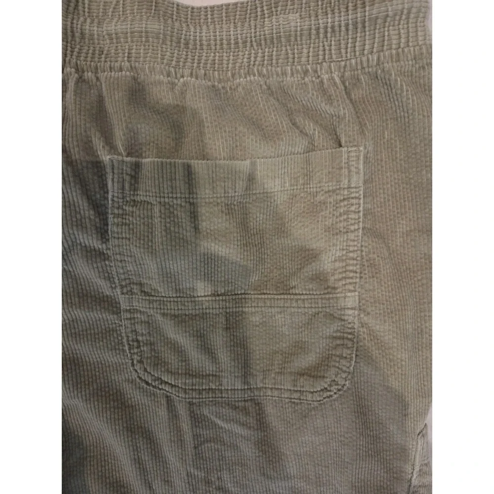 Edgar + Ash Light Green Corduroy Cotton Cargo Shorts Men's XL‎ Pull On